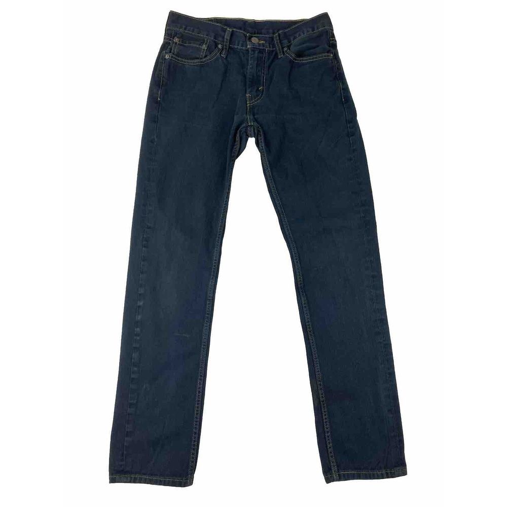Levi's 511‎ Denim Jeans Blue Dark Wash Mens Size 30x32 (30x30 Measured)